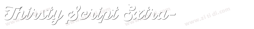 Thirsty Script Extra字体转换
